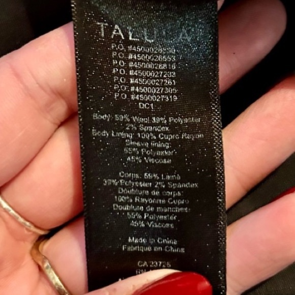 Aritzia- talulah brand grey wool blazer- preppy - Picture 8 of 12